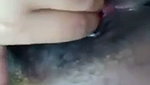 Hot girl showing her pink pussy