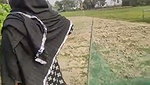 Muslim lady fuck hard on bed with lover