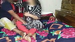 Muslim lady fuck hard on bed with lover