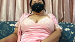 88pink 2 Pussy show in Pink nighty nepali randi bhabhi