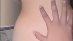 Sexy babe standing fucked by bf