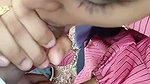 Beautiful girl give Blowjob outdoor