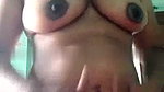 Aunty showing her huge boobs