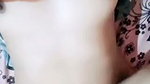 Girlfriend fingering hard on video call