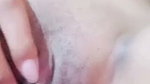 Girlfriend fingering hard on video call