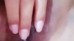 Girlfriend fingering hard on video call
