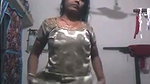 Hot girl after bath wearing dress