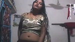 Hot girl after bath wearing dress