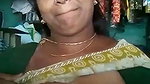 Little shop aunty showing her huge boobs