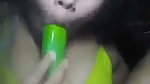 Assam girl drilling her pussy with cucumber