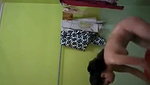Beautiful girl taking bath