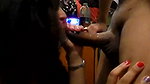 Beautiful sexy girl giving Blowjob to bf