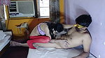 Hot wife giving Blowjob to neighbour uncle