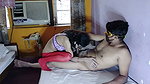 Hot wife giving Blowjob to neighbour uncle