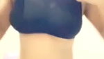 Girlfriend Showing boobs  playing