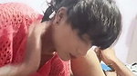 Shemale guy giving Blowjob  fuck with college friends