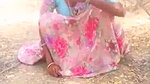 Village lady pissing outside  showing