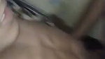 Aunty riding lover cock