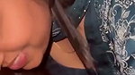 Sexy girl giving Blowjob in card than fucked