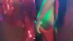 Stage girl showing her pussy