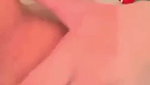 Cute babe fingering and boobs show