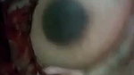 Aunty show her big boobs  pink pussy