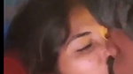 Sexy lady show her boob  suck