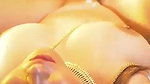Sexy model fucking hard  cum on her