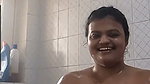 Beautiful bhabhi taking bath  showing