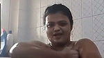 Beautiful bhabhi taking bath  showing