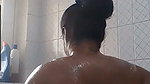 Beautiful bhabhi taking bath  showing