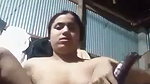 Sexy girl putting big brinjal in her pussy