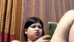 Bengali beautiful aunty showing her hot figure on vc