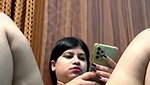 Bengali beautiful aunty showing her hot figure on vc