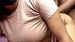 Big ass girlfriend riding hard his bf dick
