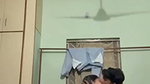 Boyfriend pressing gf boob