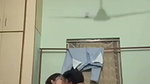 Boyfriend pressing gf boob