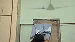 Boyfriend pressing gf boob