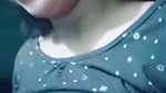 Hot girl pressing her own boobs  showing pussy