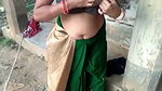 Aunty showing her huge boobs  pussy outdoor