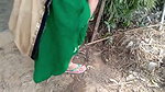 Aunty showing her huge boobs  pussy outdoor