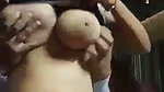 Village boyfriend suck her gf huge boob  enjoying