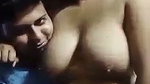 Village boyfriend suck her gf huge boob  enjoying