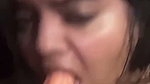 Chubby desi girl x video sucking a dildo and fucking