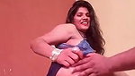 Hot  sexy girl showing her asshole