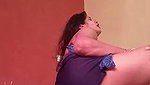 Hot  sexy girl showing her asshole