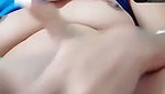 Hot girl showing her pink pussy hole