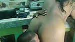 Husband licking her wife ass  try to fuck