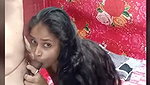 Husband rubing her wife pussy  enjoying