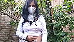Sexy aunty showing her ass  talking live